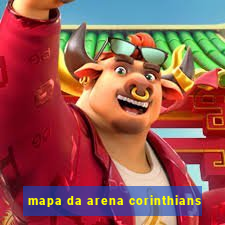 mapa da arena corinthians